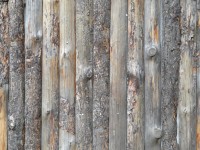 Lumber fence with knots